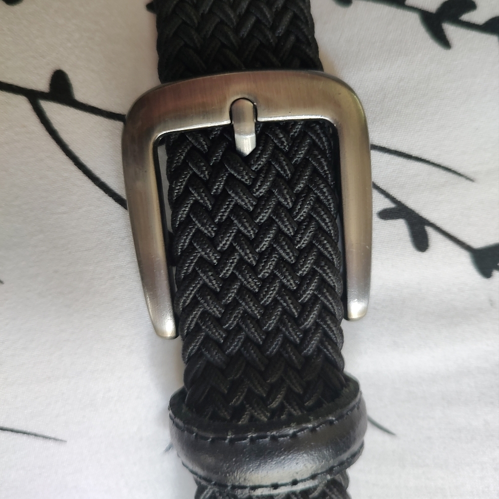 Black braided belt. Size 3XL